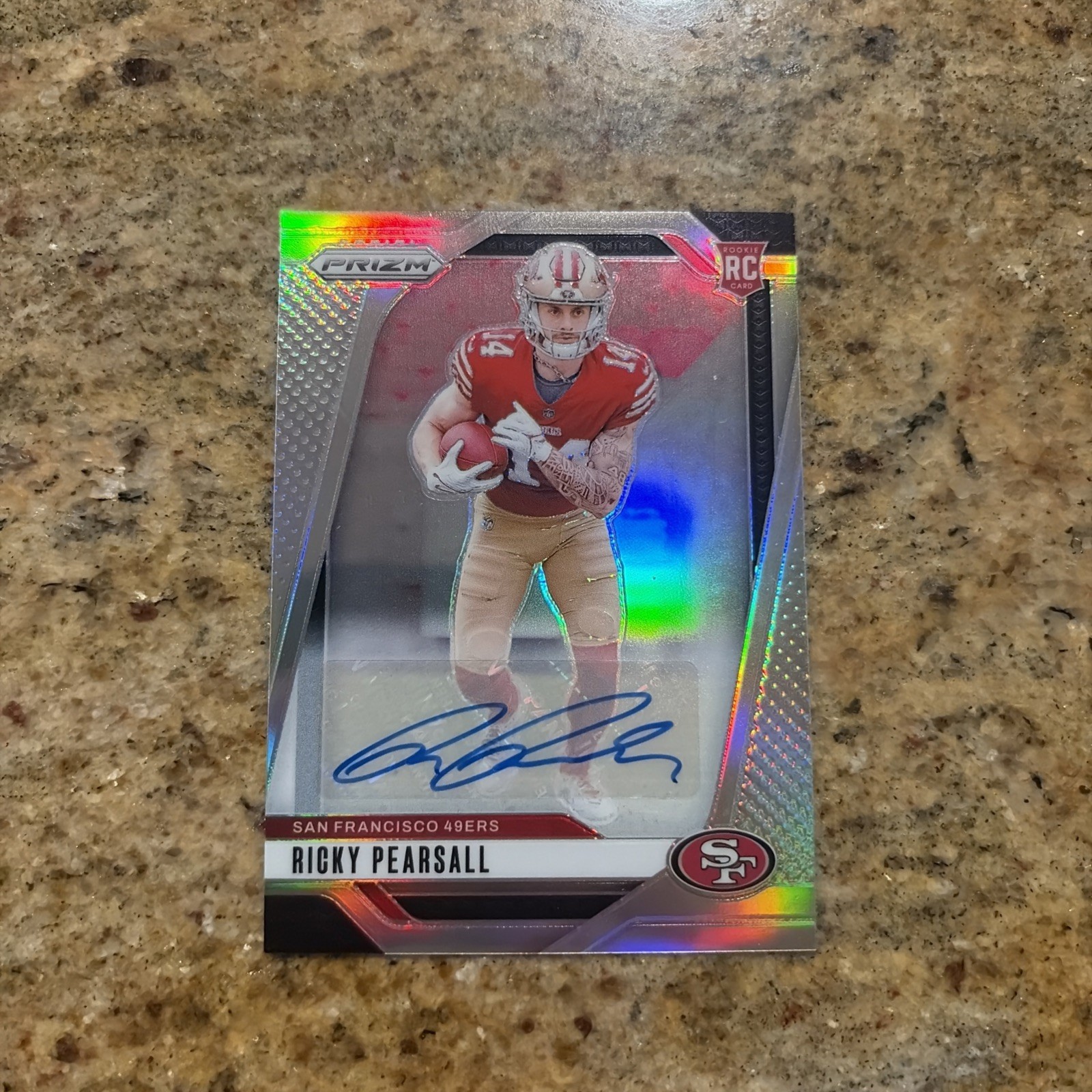 2024 Panini Prizm - Rookies Ricky Pearsall Auto #383 Silver Prizm (RC)