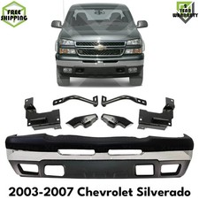 Front Bumper Chrome Brackets Kit For 2003-2007 Chevrolet Silverado 1500 2500 Front Bumper Chrome Brackets Kit For 2003-2007 Chevrolet Silverado 1500 2500