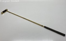 Gold Tone Golf Club Putter with Ford "Brien Motors FordTown" Engraving