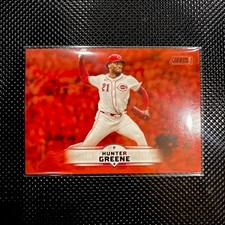 2025 Topps Stadium Club Hunter Greene Orange Parallel 