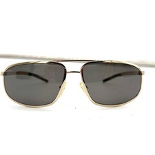 GUCCI sunglasses GG1789/S gold x black gold frame black lens oval logo metal