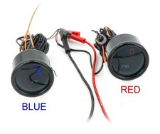 2 Dual Display Air Suspension Gauge 0-220 Psi Air Ride Pressure Monitor With 2 Dual Display Air Suspension Gauge 0-220 Psi Air Ride Pressure Monitor With