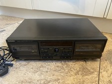 Technics RS-TR373 Black Stereo Cassette Double Tape Deck Hifi Separate