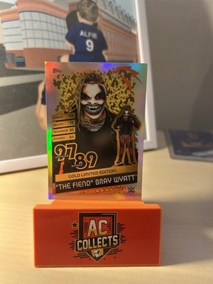 THE FIEND BRAY WYATT GOLD LIMITED EDITION WWE SLAM ATTAX 2020 RELOADED (150)