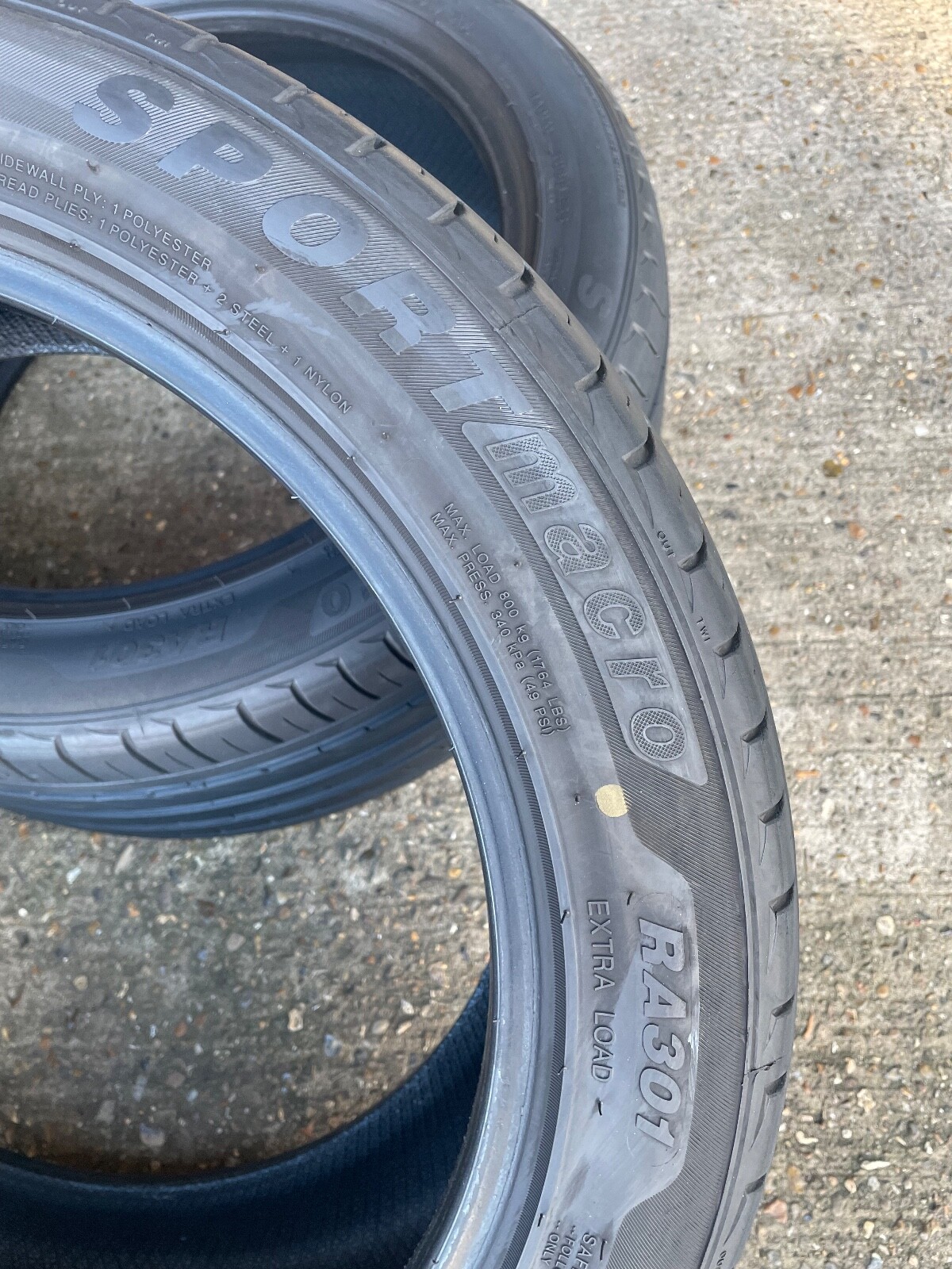 2x Aptany Sport Macro RA301 245 45 ZR18 100W XL Tyres 2x 55.5mm Tread