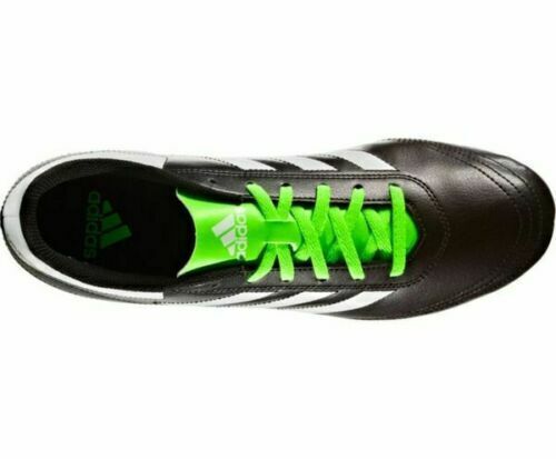 adidas Herren Goletto VI FG Fußballstollen BB4841 schwarz/weiß/Solargrün BX 1 - Bild 3 von 4