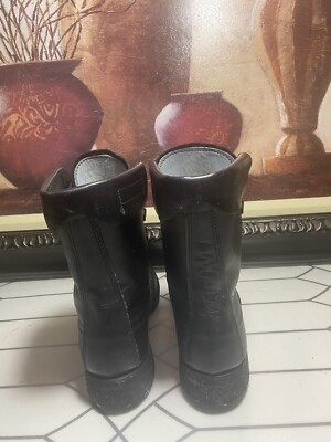 Addison Shoe Company Black Combat Boots 2005 - Men display picture 3