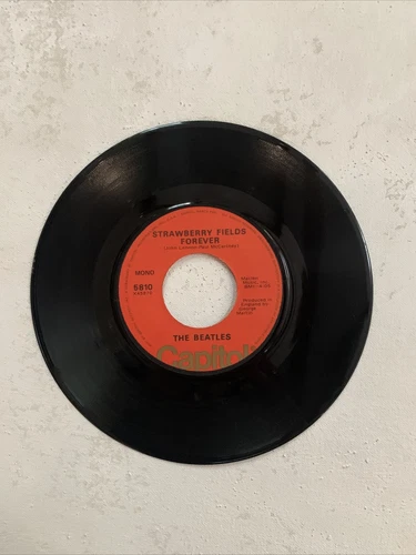 BEATLES - STRAWBERRY FIELDS FOREVER / PENNY LANE - ROCK 45 (ORANGE CAPITOL)