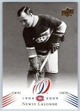 NEWSY LALONDE 2008-09 UPPER DECK MONTREAL CANADIENS CENTENNIAL 08-09 NO 19 24005