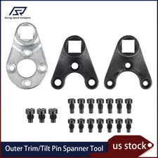 Outboard Trim/Tilt Pin Wrenches Tool Set Fits Yamaha Suzuki Johnson Evinrude