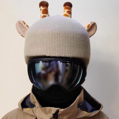 giraffe motorcycle helmet SafeheadBABY Infant Safety - Baby - One Size - Crawling/Walking/Toddler Head Protection this fun and functional accessory will have you living the tall life Menolana Giraffe Ski Helmet Cover