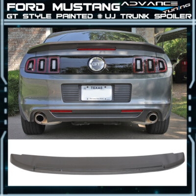 Fits 10-14 Ford Mustang GT500 Style Trunk Spoiler Painted # UJ Sterling Gray