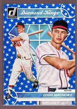 2023 Donruss Baseball Diamond Kings Independence Day #13 Eddie Mathews (Braves)