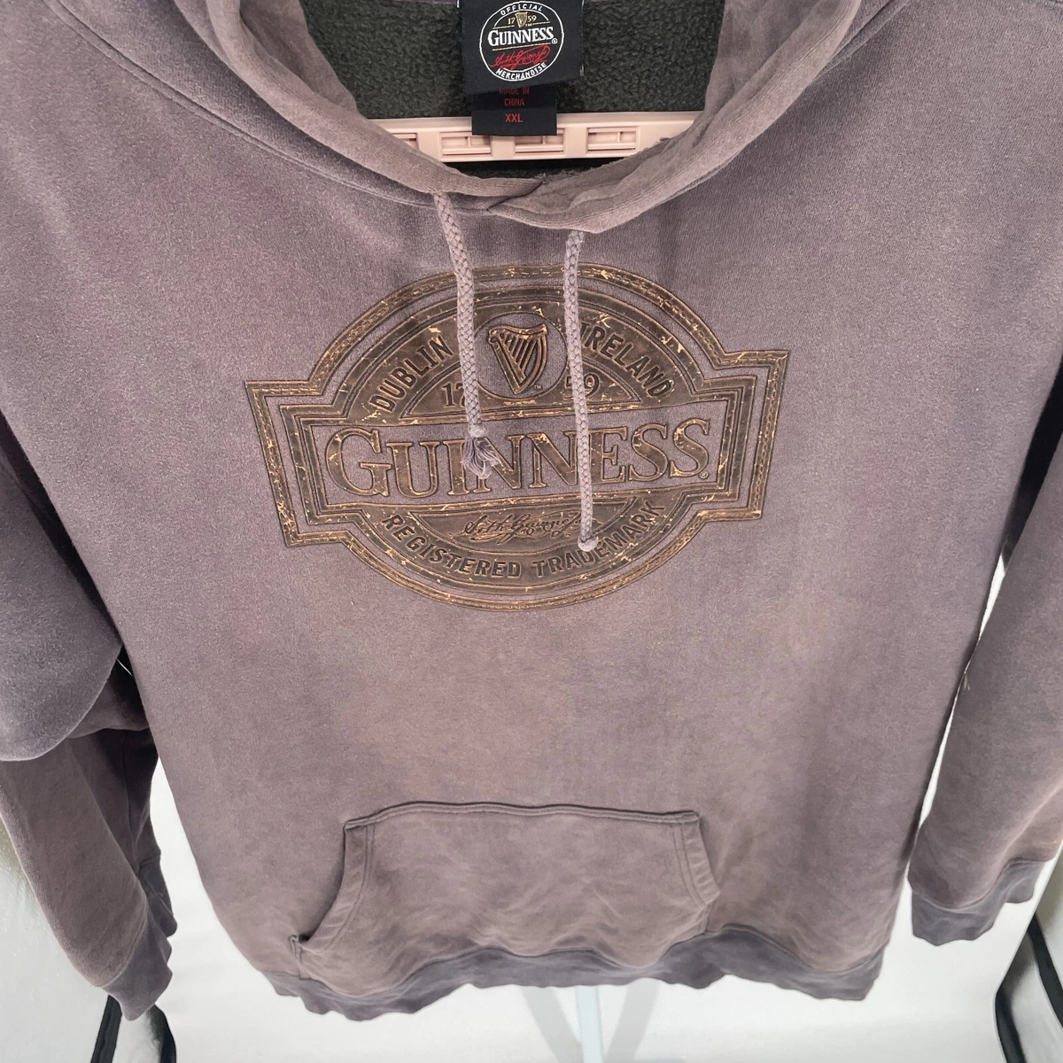 brown guinness hoodie