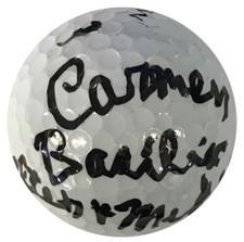 Carmen Basilio Autographed MaxFli 1 Golf Ball