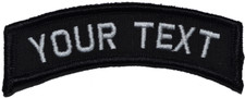 LARGE Custom Text Tab Patch