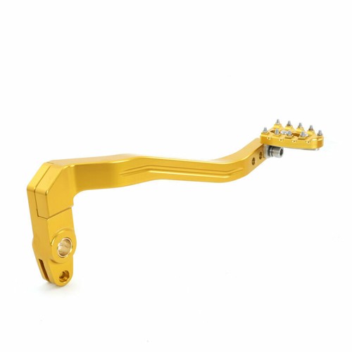 Gold Brake Lever Arm Peg Pedal Kit For 91-17 Harley Dyna Wide Glide FXDWG FXDF - Foto 2 di 3