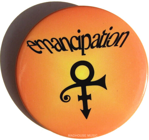 PRINCE Badge Emancipation USA Official Original EMI PROMO Only Pin 1998 MINT - Picture 1 of 6