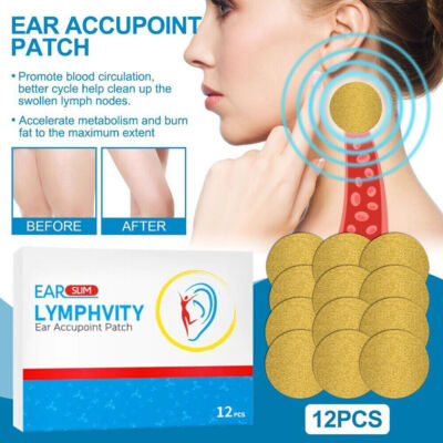 12pcs Tinnitus Relief Behandlung Ohr Patch für Ohrenschmerz schützen Aufkleber