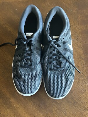 Nike Revolution Womens 10 Black Sneakers Running Shoes