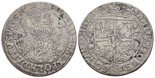 Polonia - Polonia Sigismondo III. 1587-1632 - località 1623 - argento 6,34 g. - Molto bello - Foto 1 di 1