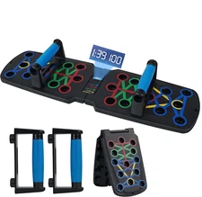 Push up Board, Portable Multi-Function Foldable 10 in 1 Push up Bar, Push up Han