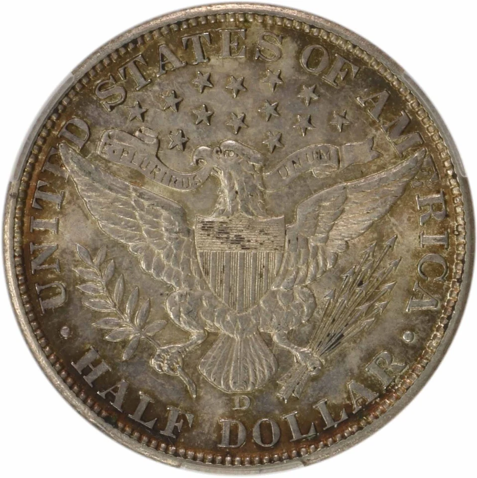 1906-D Barber Silver Half Dollar AU58 CACG - Image 4 of 4