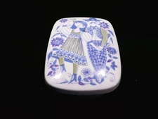 Scarce 5 1/2" Butter Box & Lid LOTTE by FIGGJO (NORWAY)