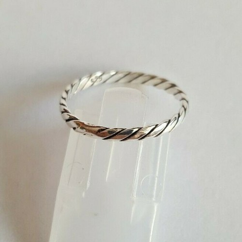 Silberring ohne Steine - 925 Silber - geflochten - ab Gr. 52 bis Gr. 64 - Bild 9 von 11