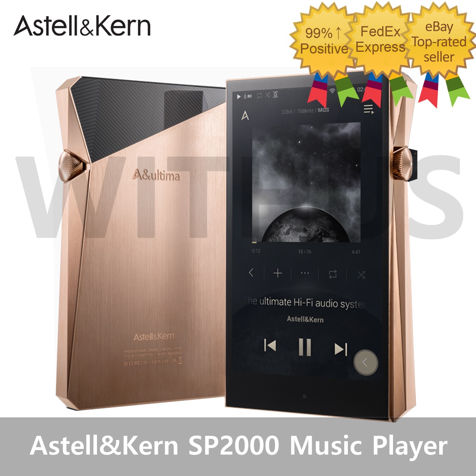 Astell&Kern SP2000 Portable Music Player AKM AK4499EQ x2 512GB