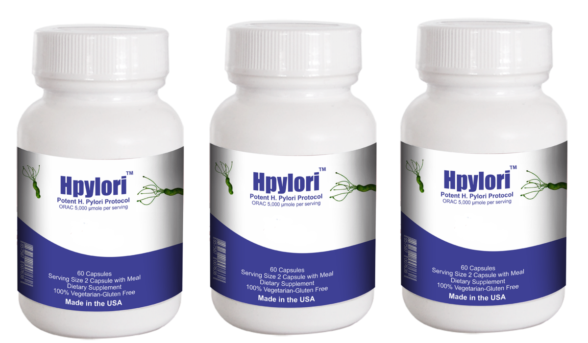 Helicobacter Pylori and Leaky Gut Economy Pack(3X60ct