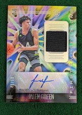 2021 Illusions Jalen Green Auto 41/99 RPA Rookie Chronicles Draft Picks Houston