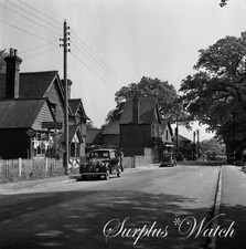 Humphreys Newsagents Chiddingfold Surrey Photo Negative B/W 6x6 1950 INC © M636