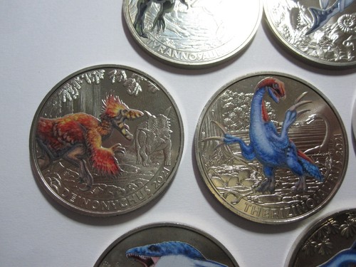 7 Stück 3 Euro Münzen Dinosaurier 2020 + 2021 T-Rex uvm. - Bild 5 von 14