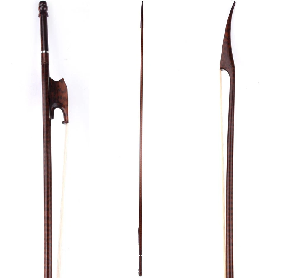 Pro Master Antique Snakewood Viol Da Gamba Bow Bass bow 3/4 Stiff Fast Special - Image 3 of 4