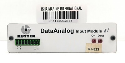 Rutter RT-323 Data Analog Input Module Black