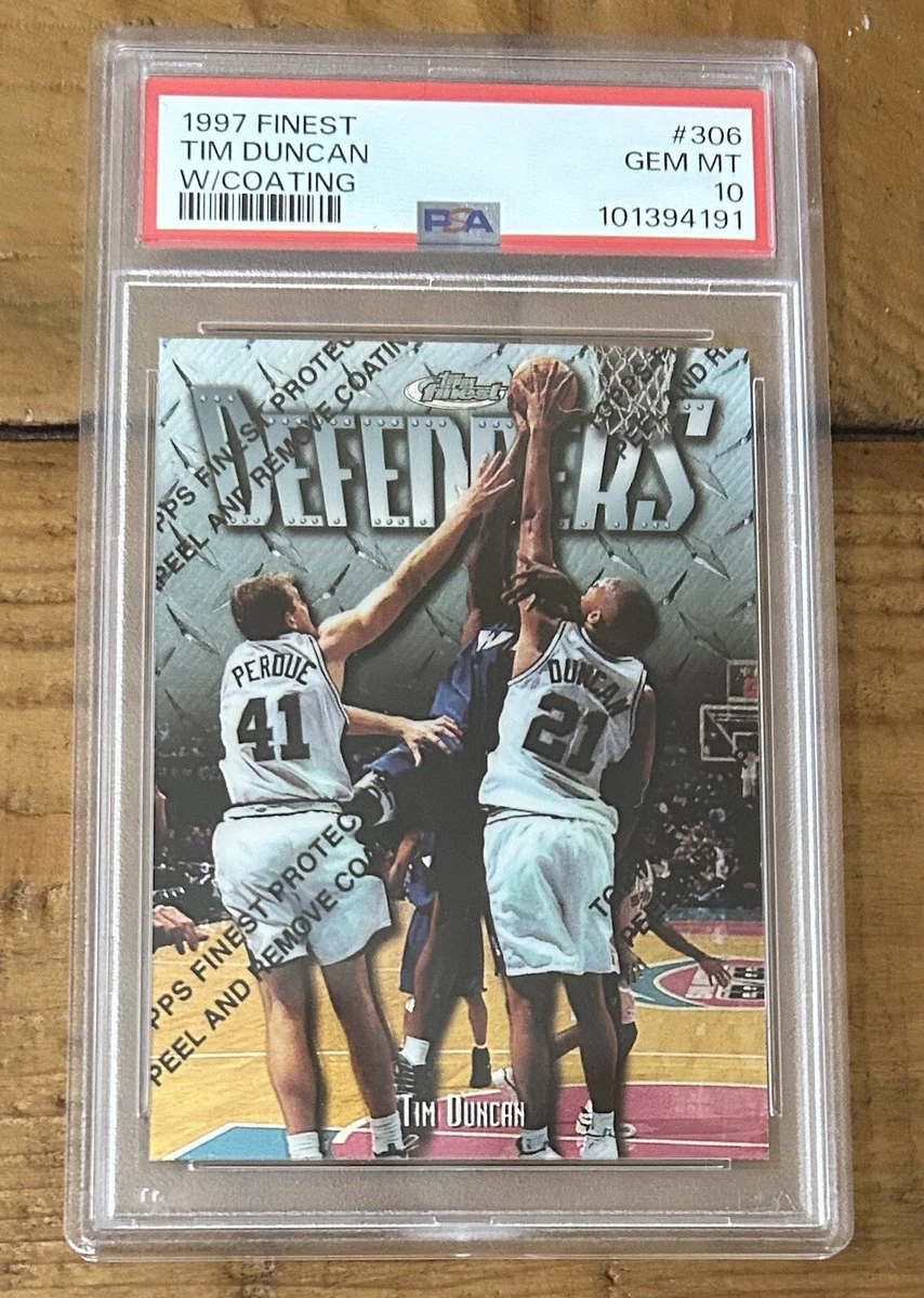 Tim Duncan Basketball Grade 10 Rookie Sports Trading Cards