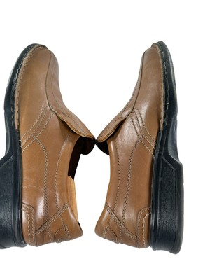 Clarks Collection Size 11.5 M Mens Brown Leather Slip On  display picture 2