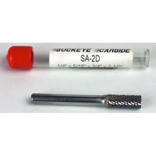 Carbide Burr (SA-2D) Cylindrical - Double Cut - 1/4 x 5/16 x 3/4 x 2 1/2