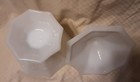 Vintage Octagonal Milk Glass Pedestal Covered Candy Dish — photo 8