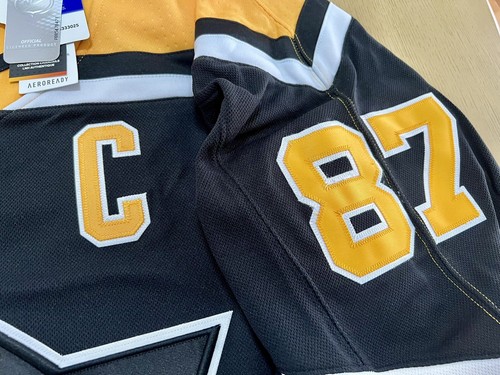 AUTÉNTICA CAMISETA DE HOCKEY RETRO SIDNEY CROSBY PITTSBURGH PENGUINS ADIDAS ✅ - Imagen 5 de 9