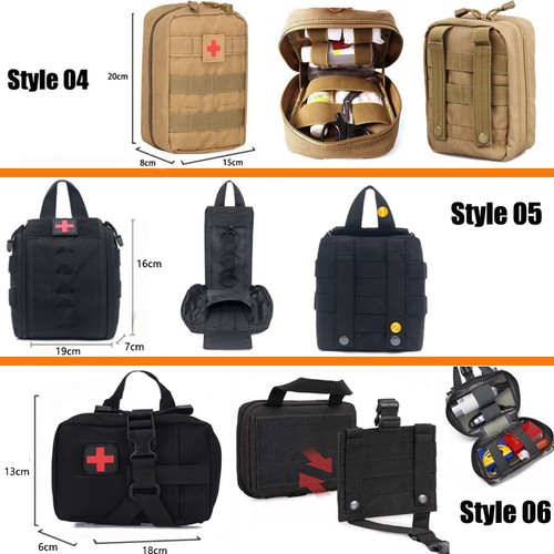 Tactical Bag Waist Belt Hunting Emergency Pack Medical First Aid Kit Camping - Bild 3 von 39