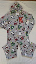NWT Justice Girls Critter One Piece Pajamas Letter K Size 8