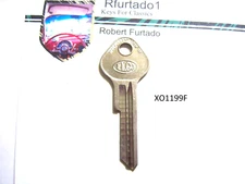 Key Blank - Chrysler, Dodge, Plymouth, Desoto Trunk 1949-51 some 1952 (XO1199F)