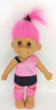 Tracey Troll Doll Russ Pink Hair 7 inch Vintage 1990s