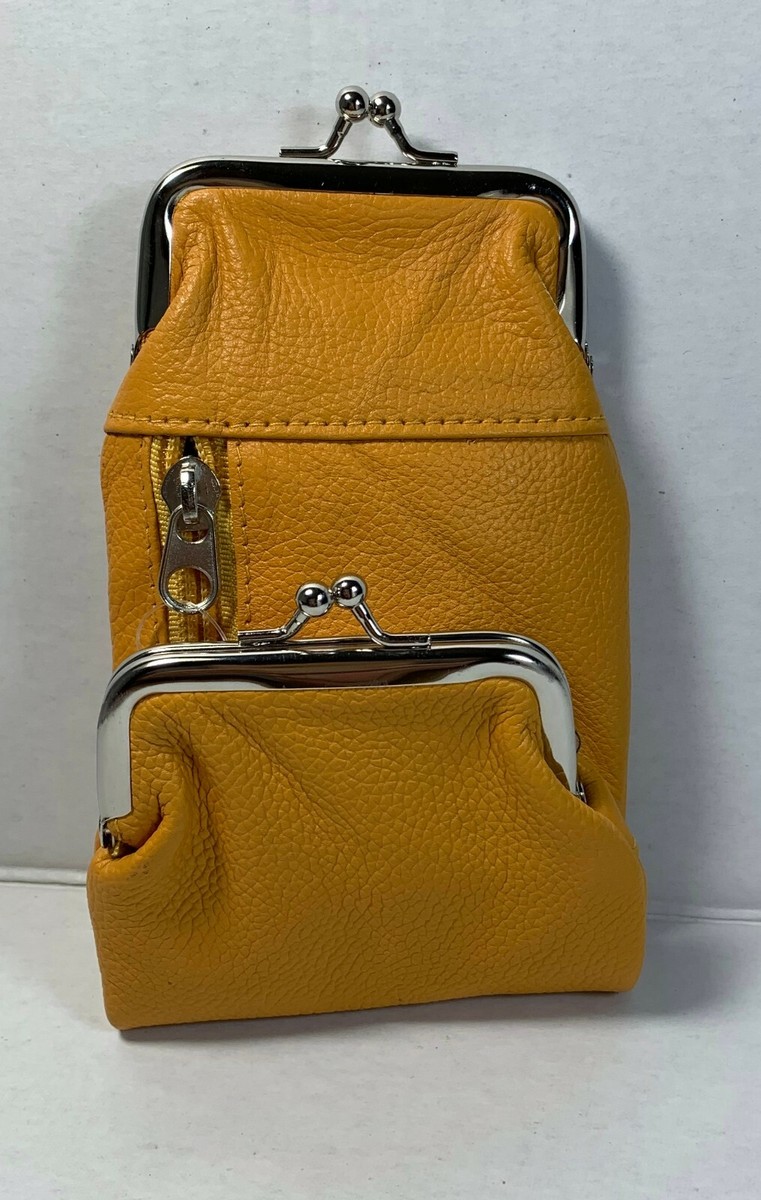 NEW PREMIUM LEATHER CIGARETTE CASE HOLDER ZIPPERED COIN