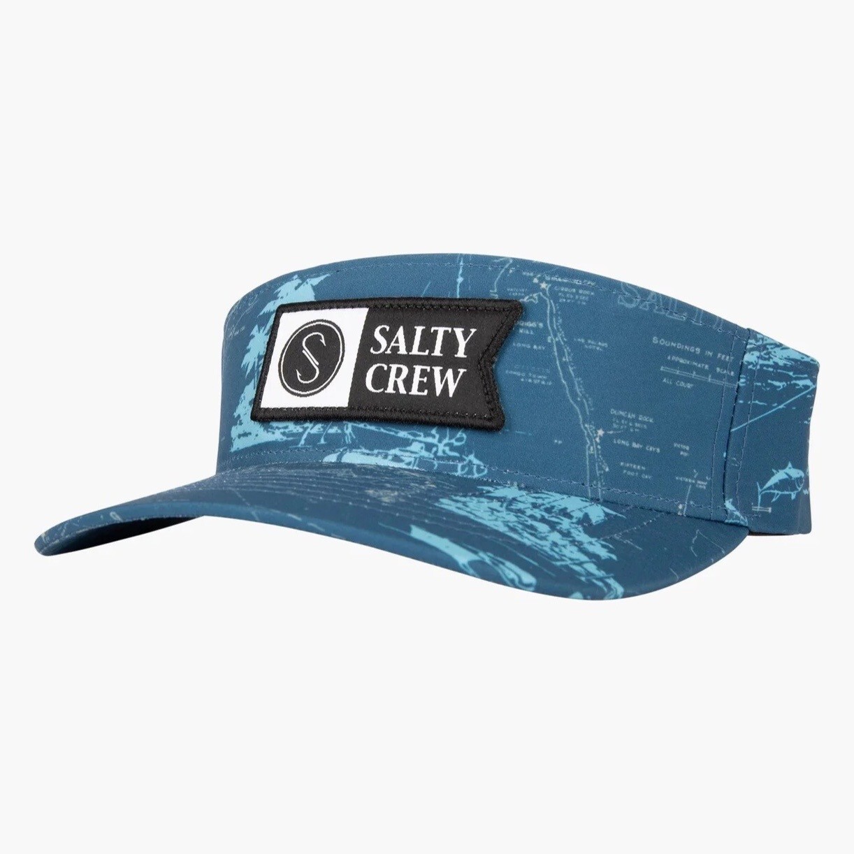 Совершенно новый козырек Salty Crew Alpha Flag Visor Темно-синий персиковый 3990₽
