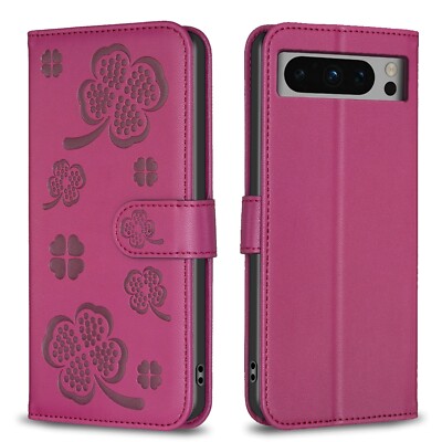 Embossed PU Leather Case Shockproof Folio Case For Google Pixel 8 Pro/7/8A/7 Pro