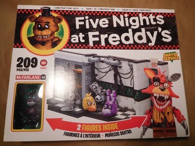 NEW Five Nights at Freddy's Parts/Service Construction Set FNAF McFarlane NIB