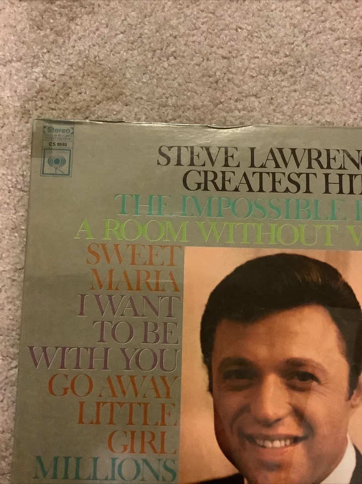 Steve Lawrence’s Greatest Hits Record Album - New Sealed - Image 2 of 4